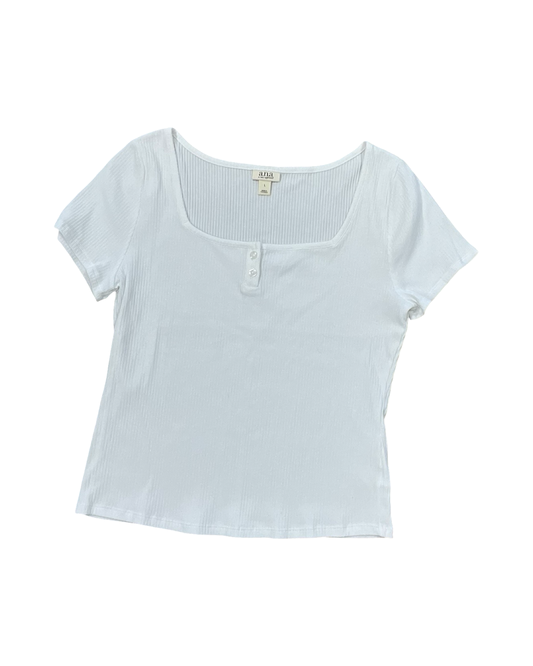 Top Ss By Ana In White, Size:L