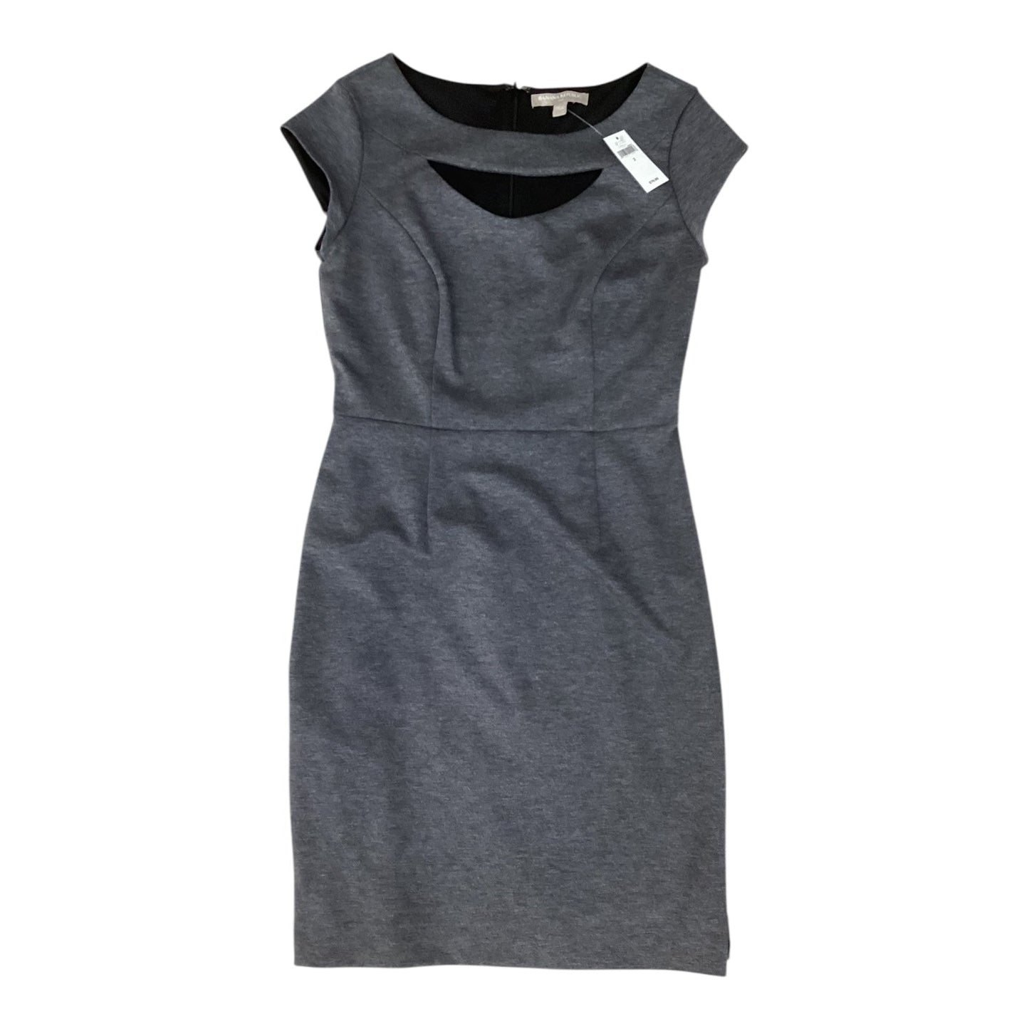Dress Casual Short By Banana Republic In Grey, Size:Xs