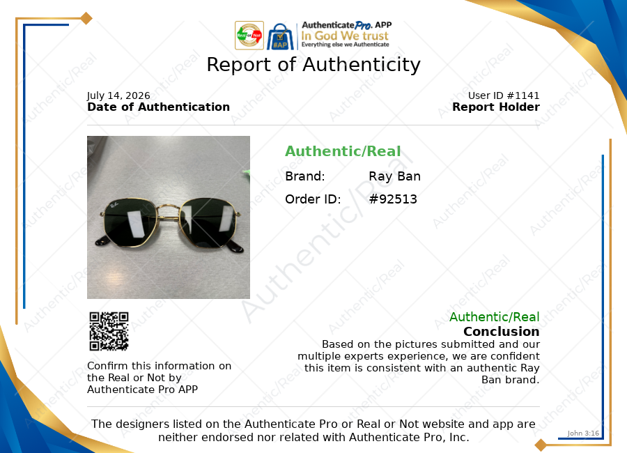 Sunglasses Designer By Ray Ban, Size: