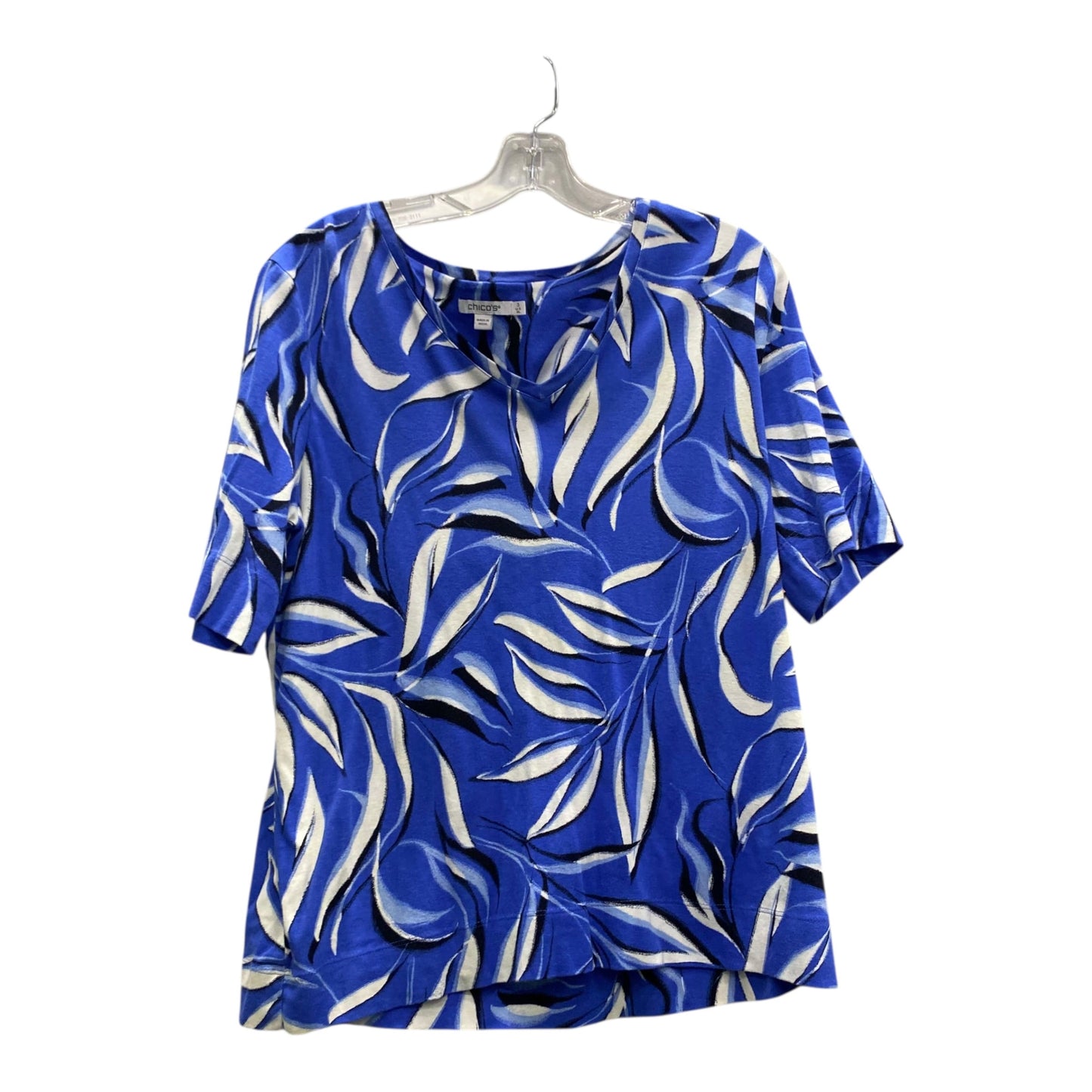 Top Ss By Chicos In Blue, Size:Xl