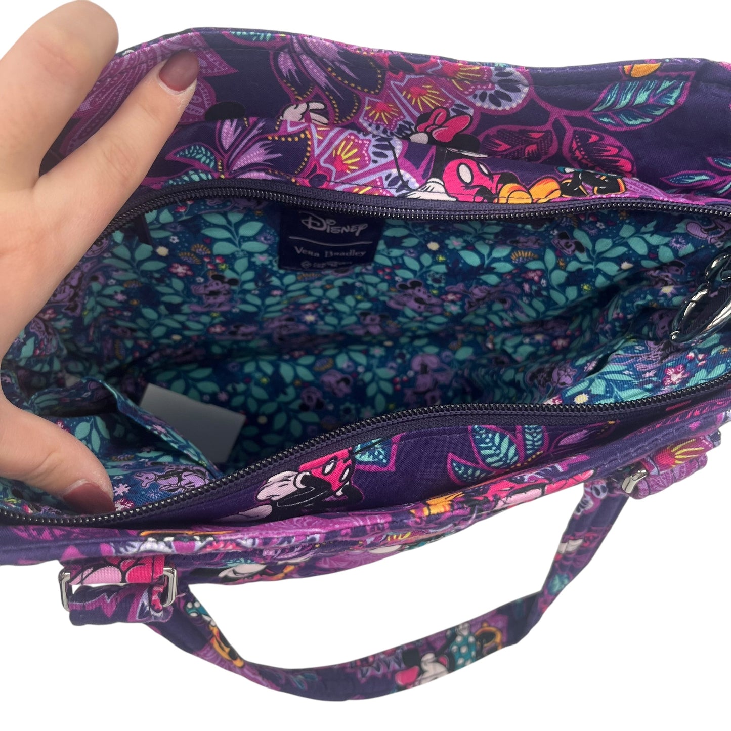 Handbag By Vera Bradley In Purple, Size:Large