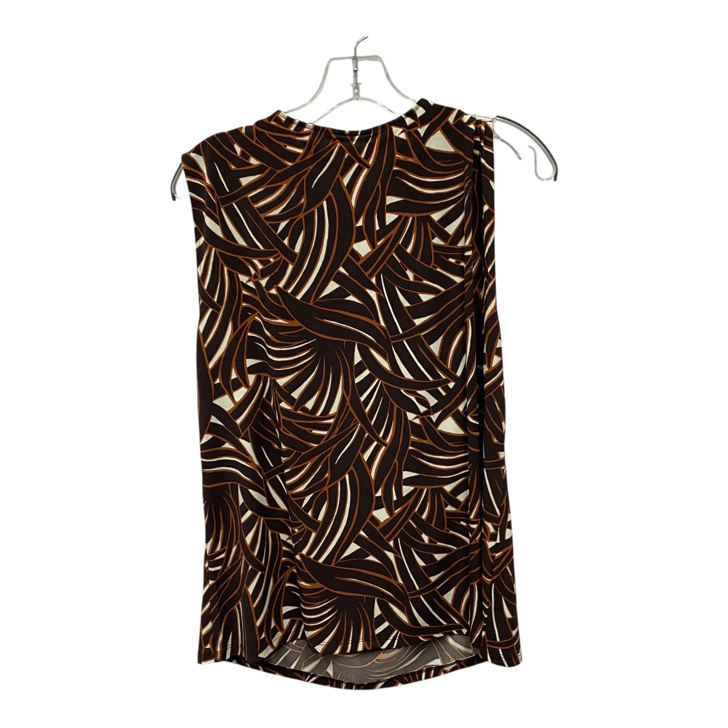 Top Sleeveless By Ann Taylor In Brown, Size:Xl