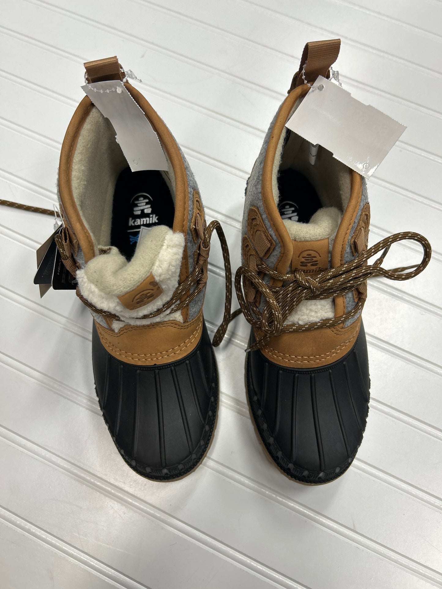 Boots Snow By Kamik In Grey, Size:7 NWT