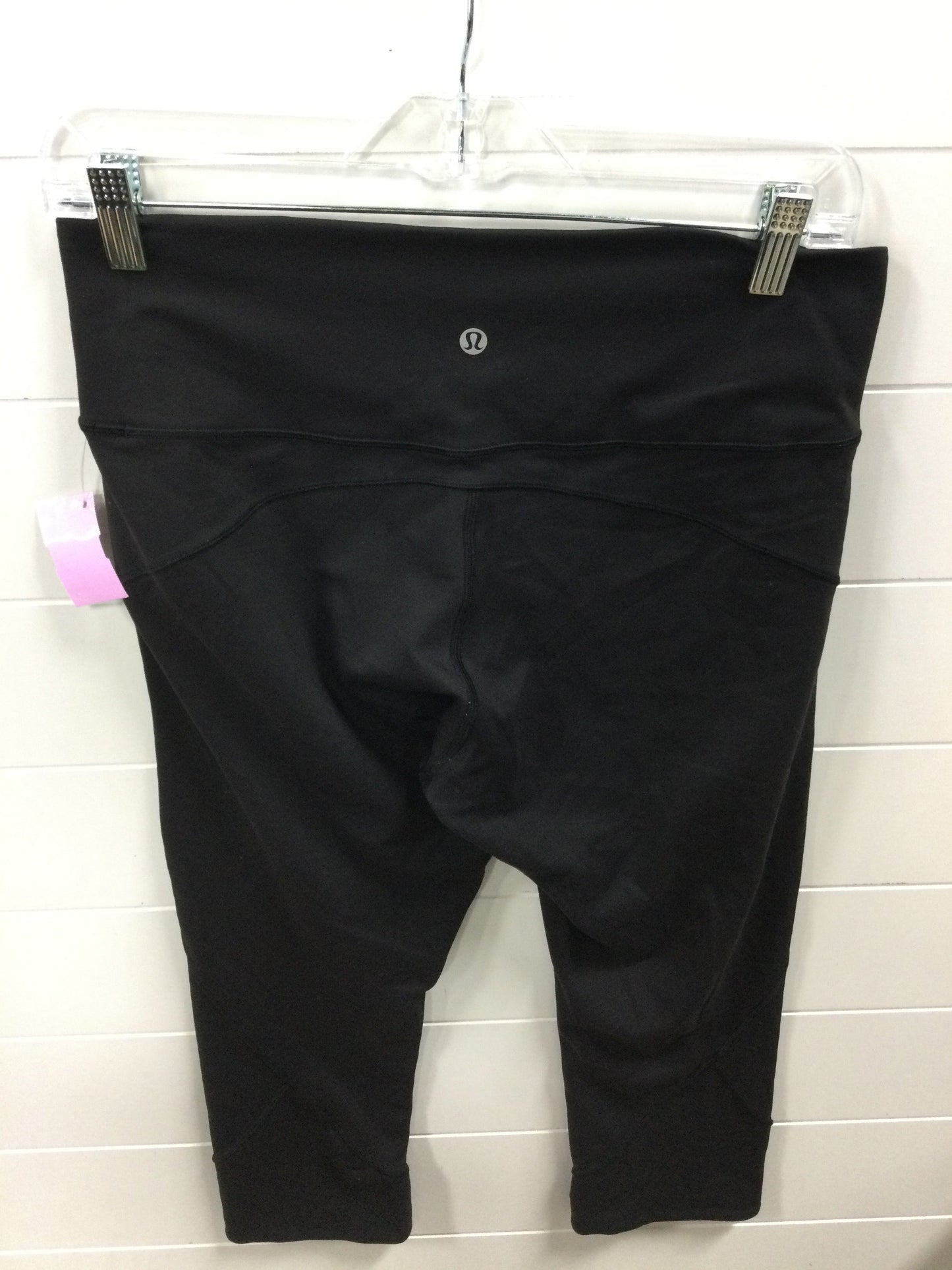 Athletic Leggings Capris By Lululemon In Black, Size:10
