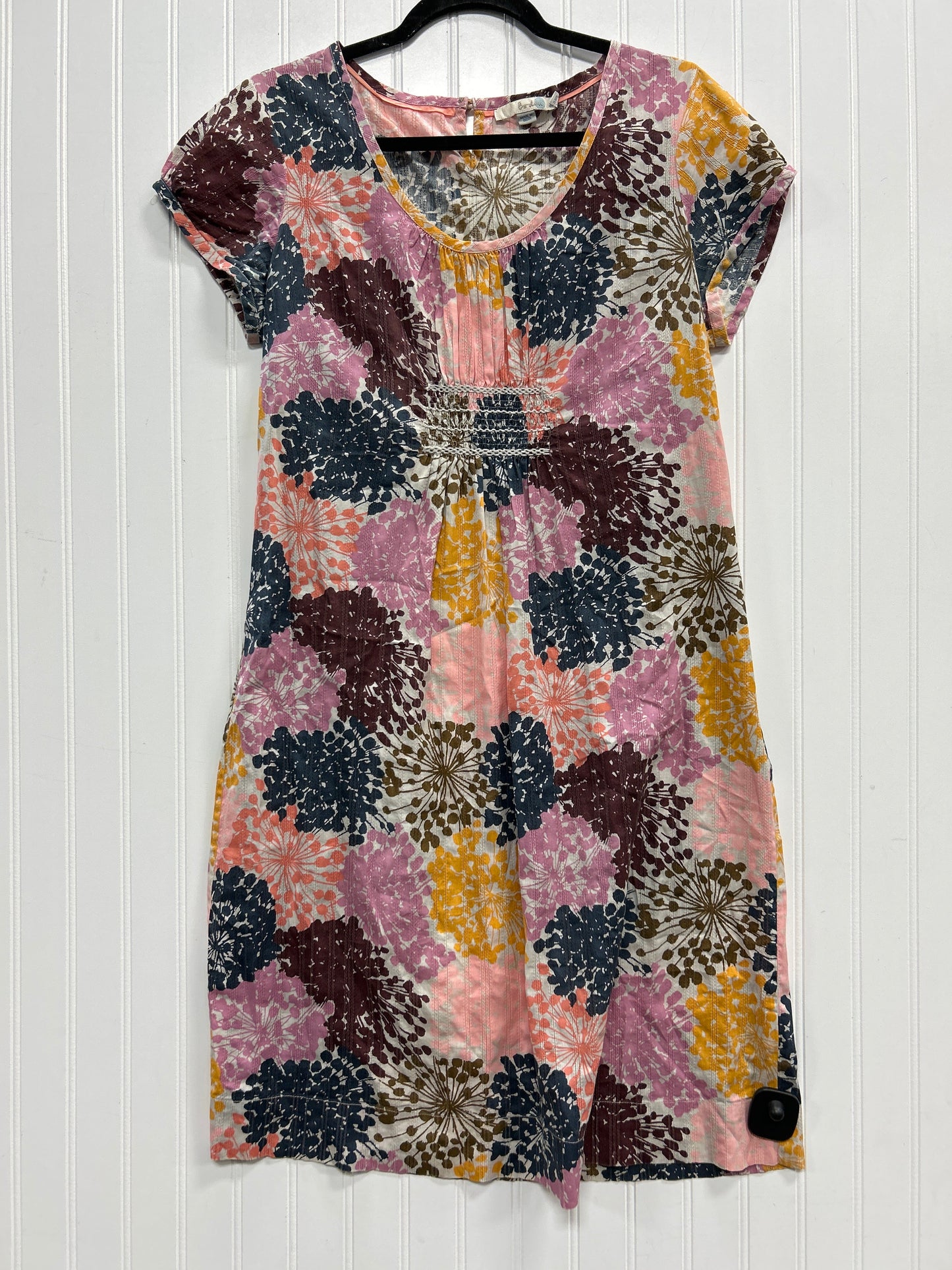 Dress Casual Midi By Boden In Floral Print, Size:10