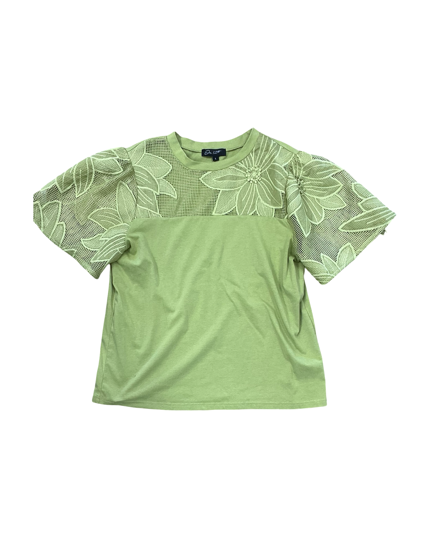Top Ss By Clothes Mentor In Green, Size:L