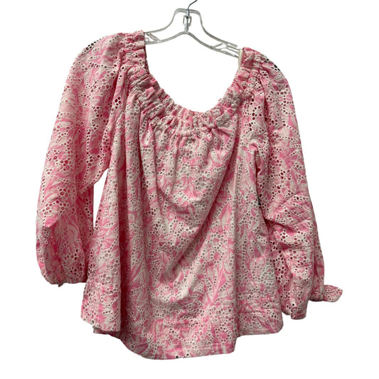 Top Ls Designer By Lilly Pulitzer In Pink, Size:Xl
