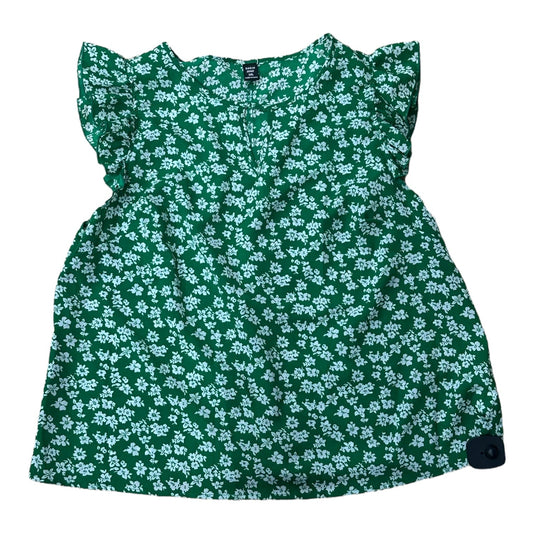 Top Sleeveless By Shein In Green, Size:1X