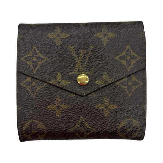Wallet Luxury Designer By Louis Vuitton In Brown, Size:Medium