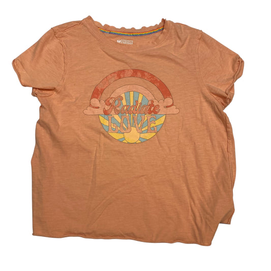 Top Ss Basic By Anthropologie In Orange, Size:S