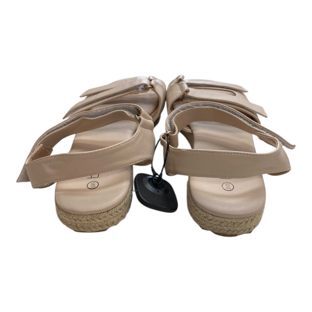 Sandals Flats By Boohoo Boutique In Pink, Size:8