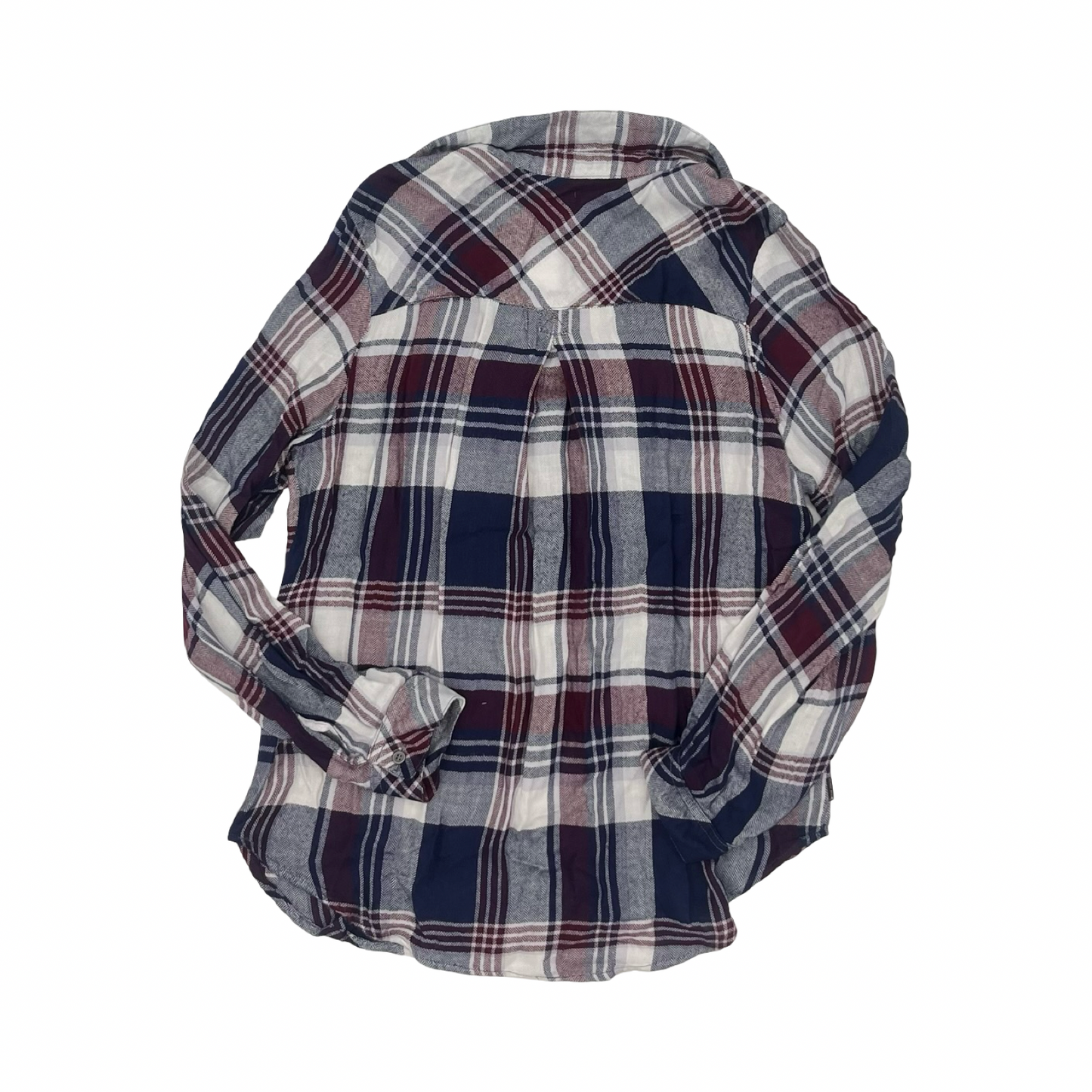 Blouse Ls By Dear John In Blue & Red, Size:M