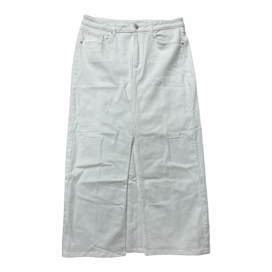 Skirt Maxi By Loft In White, Size:12