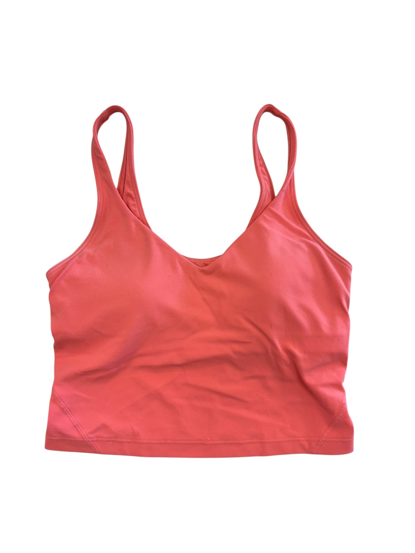 Athletic Tank Top By Lululemon In Orange, Size:S