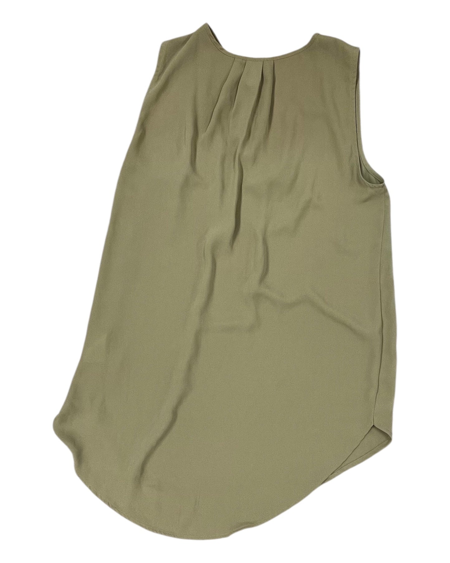 Blouse Sleeveless By H&M In Green, Size:S
