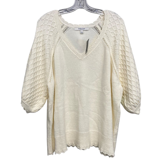 Sweater Ss By Torrid In Cream, Size:3X