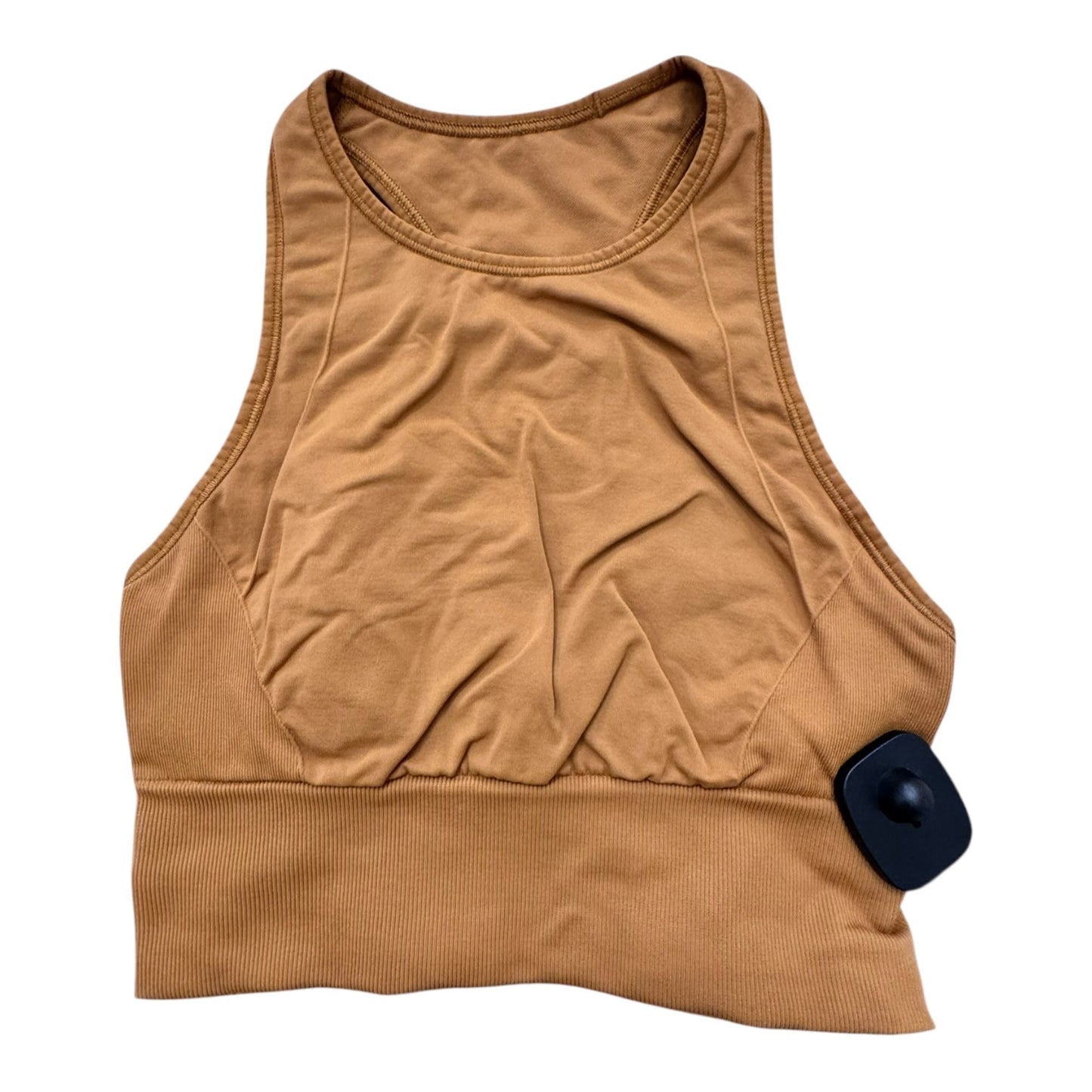 Athletic Bra Designer By Lululemon In Gold, Size:4