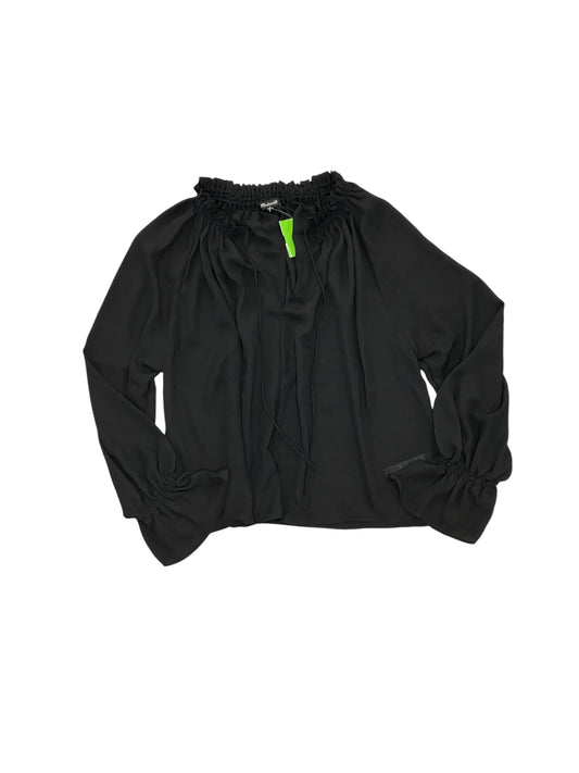 Blouse Ls By Madewell In Black, Size:Xxs