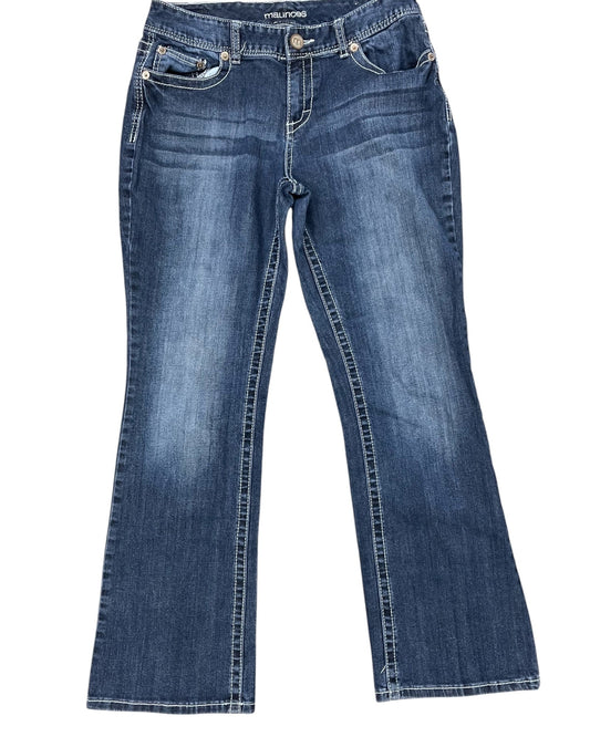 Jeans Flared By Maurices In Blue Denim, Size:10