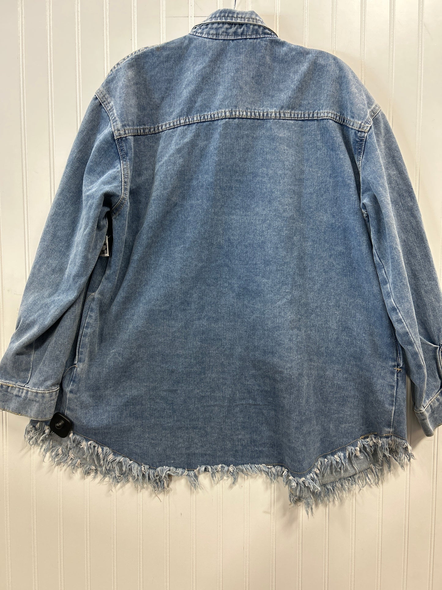 Jacket Denim By Cmc In Blue Denim, Size:L