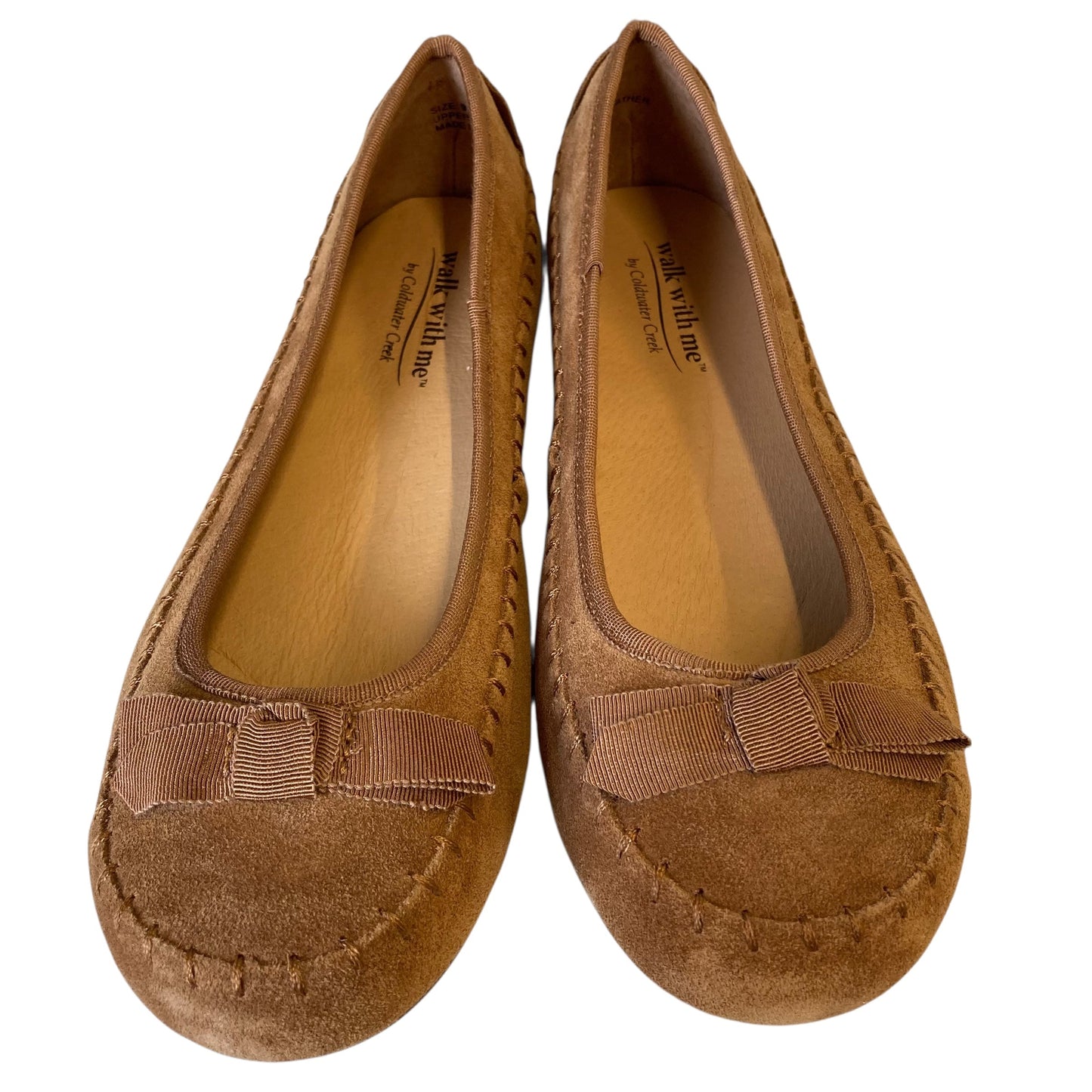Shoes Flats By Coldwater Creek In Brown, Size:9.5