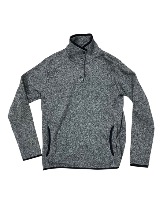 Sweatshirt Crewneck By Eddie Bauer In Black & Green, Size:M