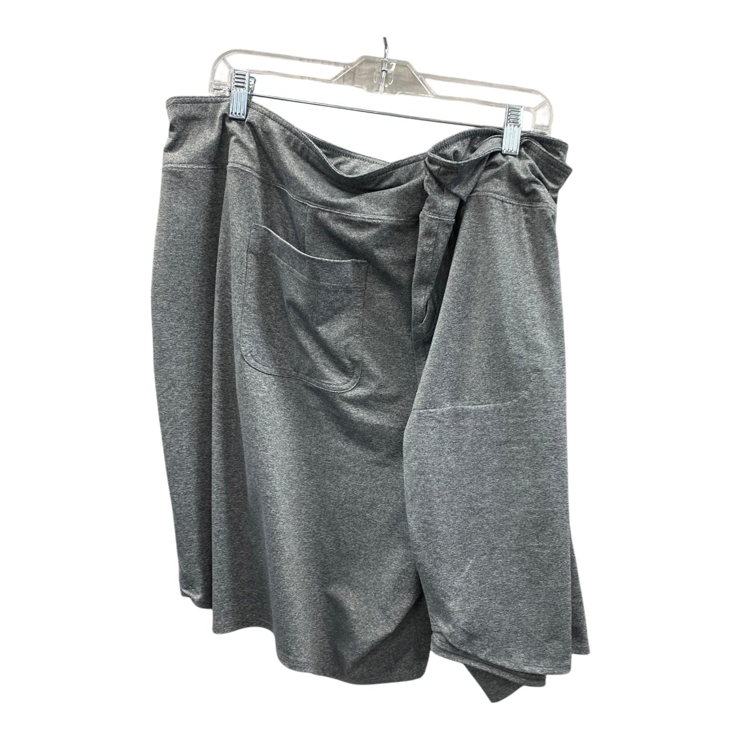 Athletic Shorts By Tek Gear In Grey, Size:4X