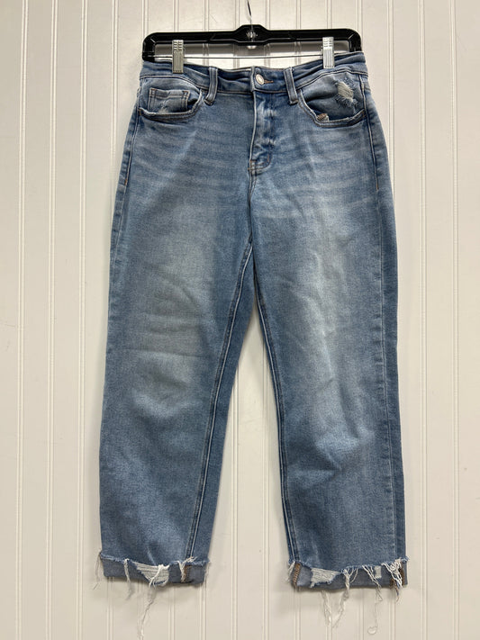 Jeans Straight By Vervet In Blue Denim, Size:6