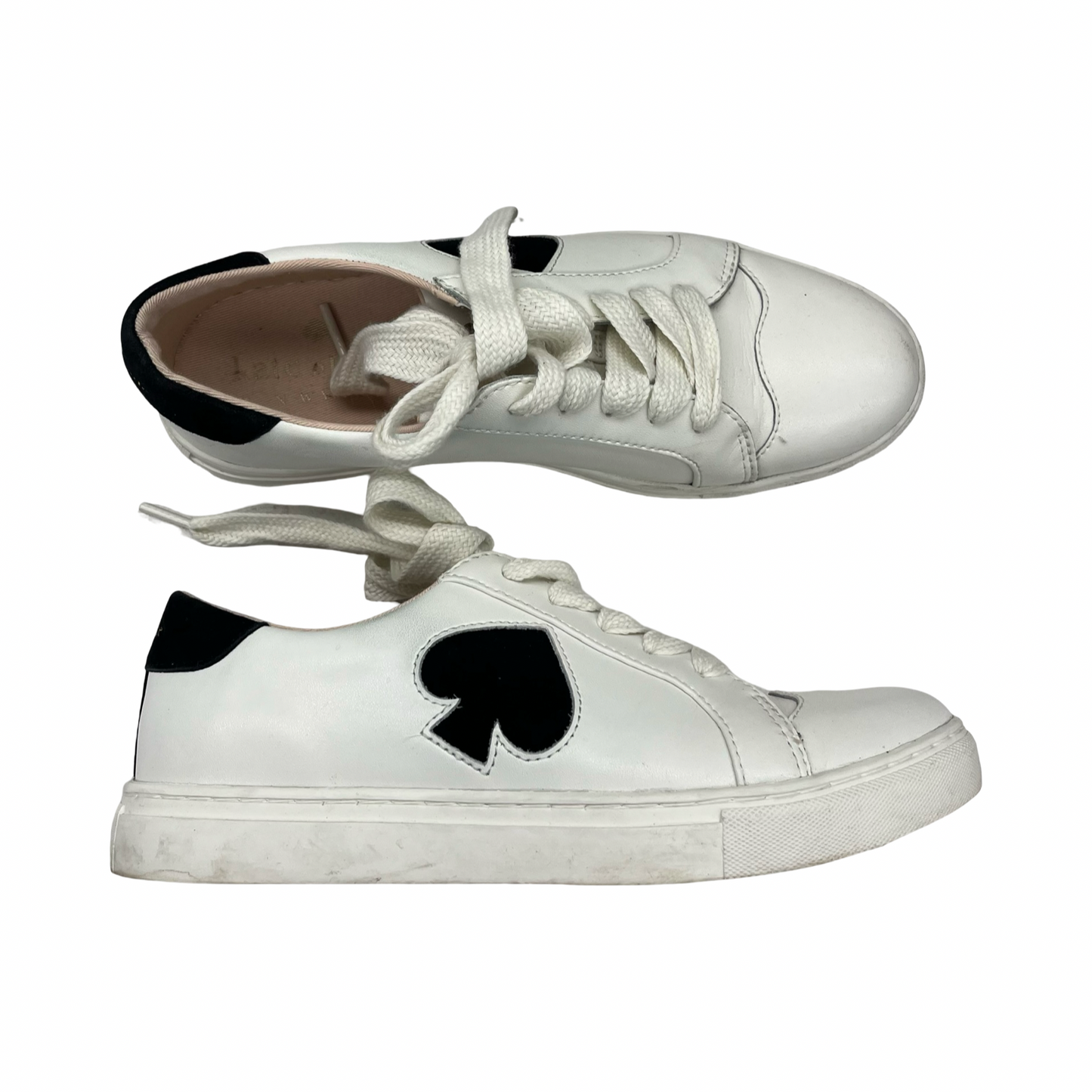 Shoes Designer By Kate Spade In Black & White, Size:8