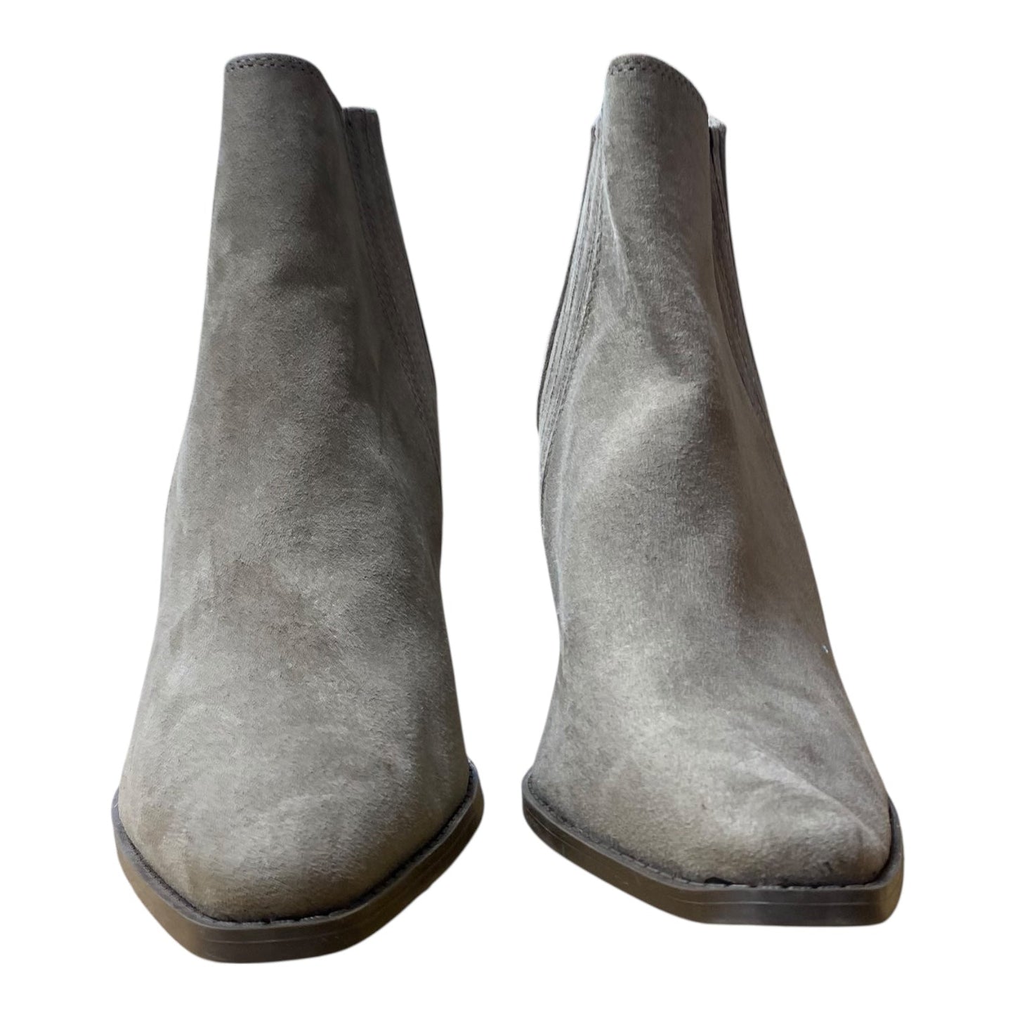 BOOTS ANKLE HEELS by QUPID In GREY, Size: 10