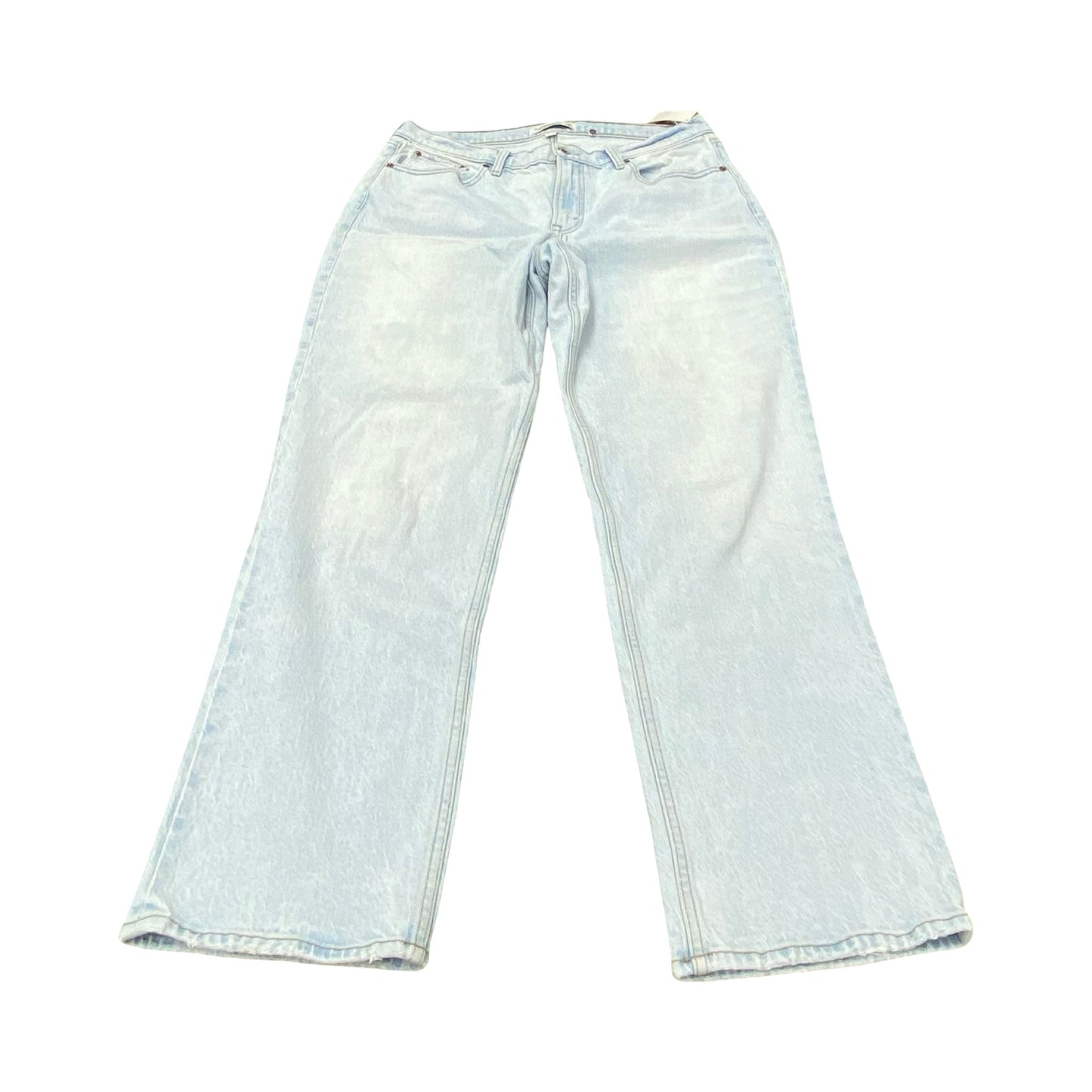 Jeans Straight By Abercrombie And Fitch In Blue, Size:12