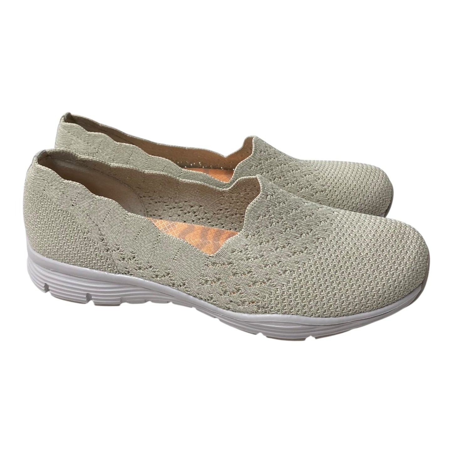 SHOES FLATS by SKECHERS In BEIGE, Size: 7.5