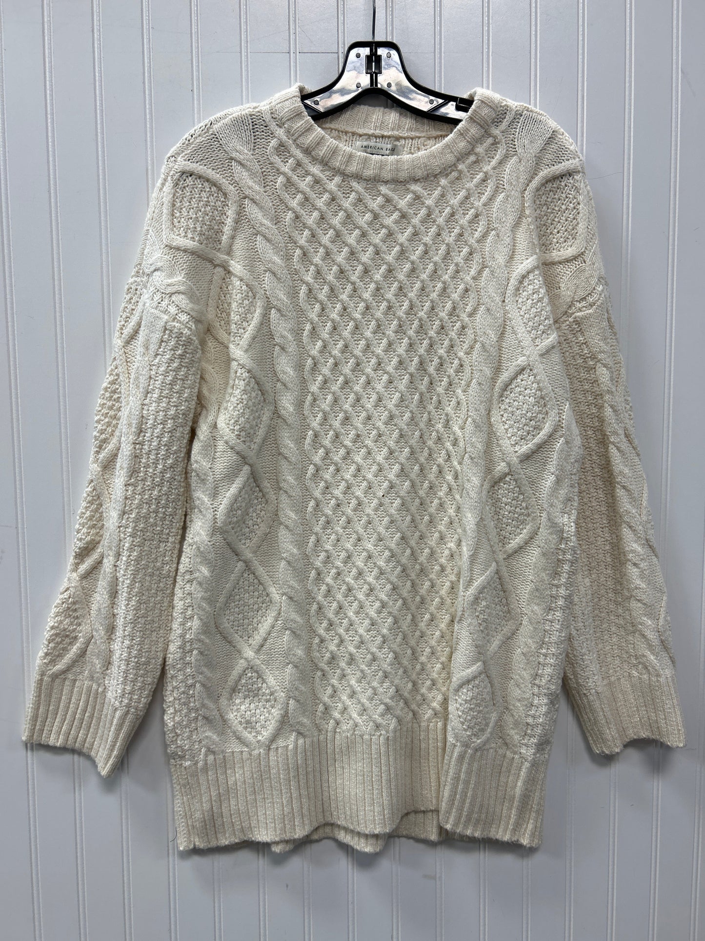 Sweater By American Eagle In Cream, Size:Xs