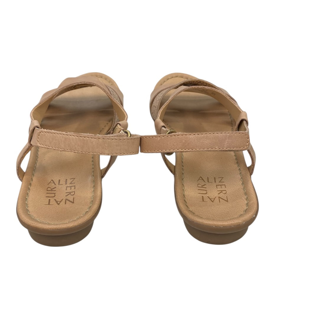 Sandals Flats By Naturalizer In Cream, Size:9.5