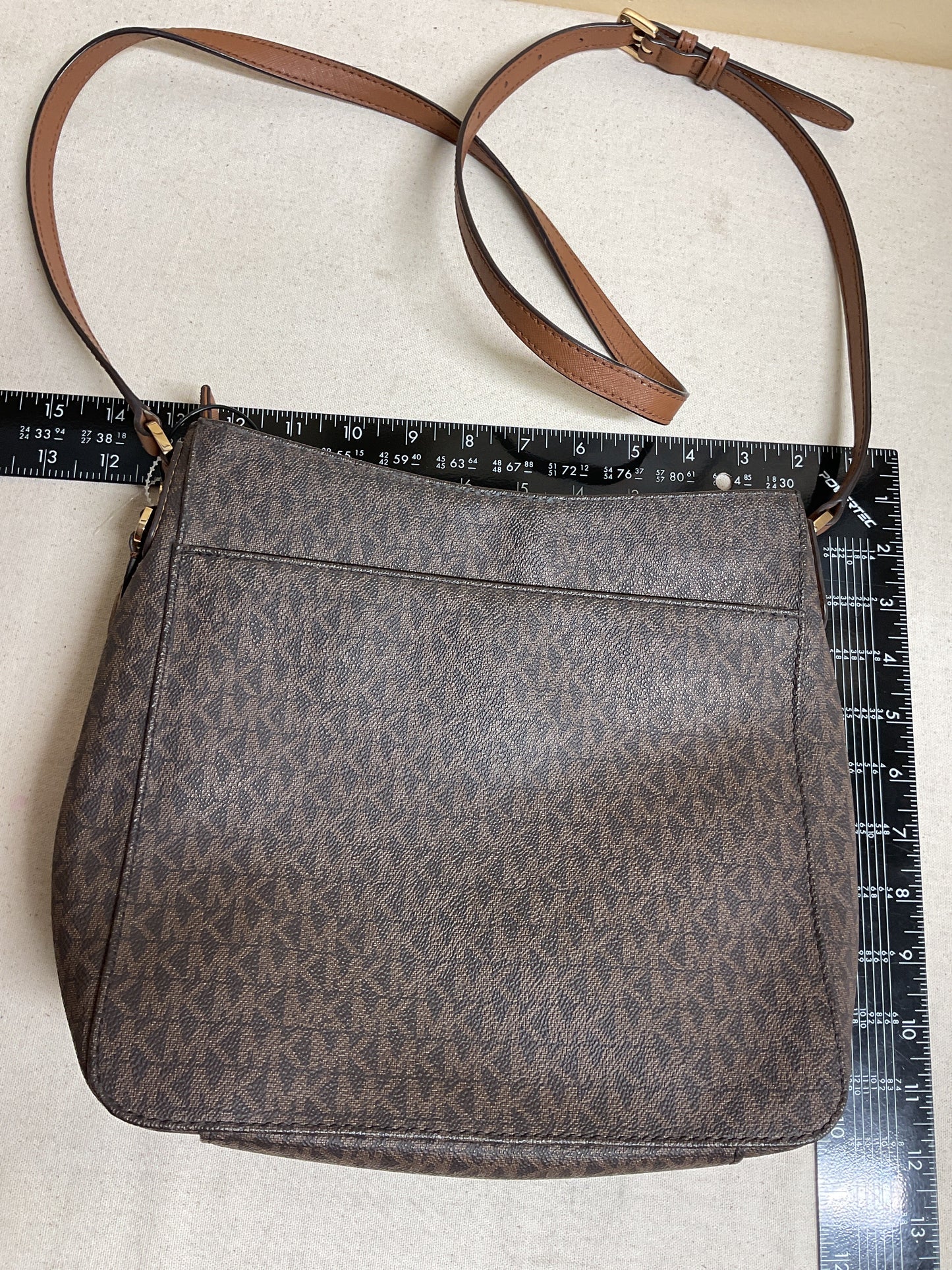 Crossbody Designer By Michael Kors In Brown, Size:Medium