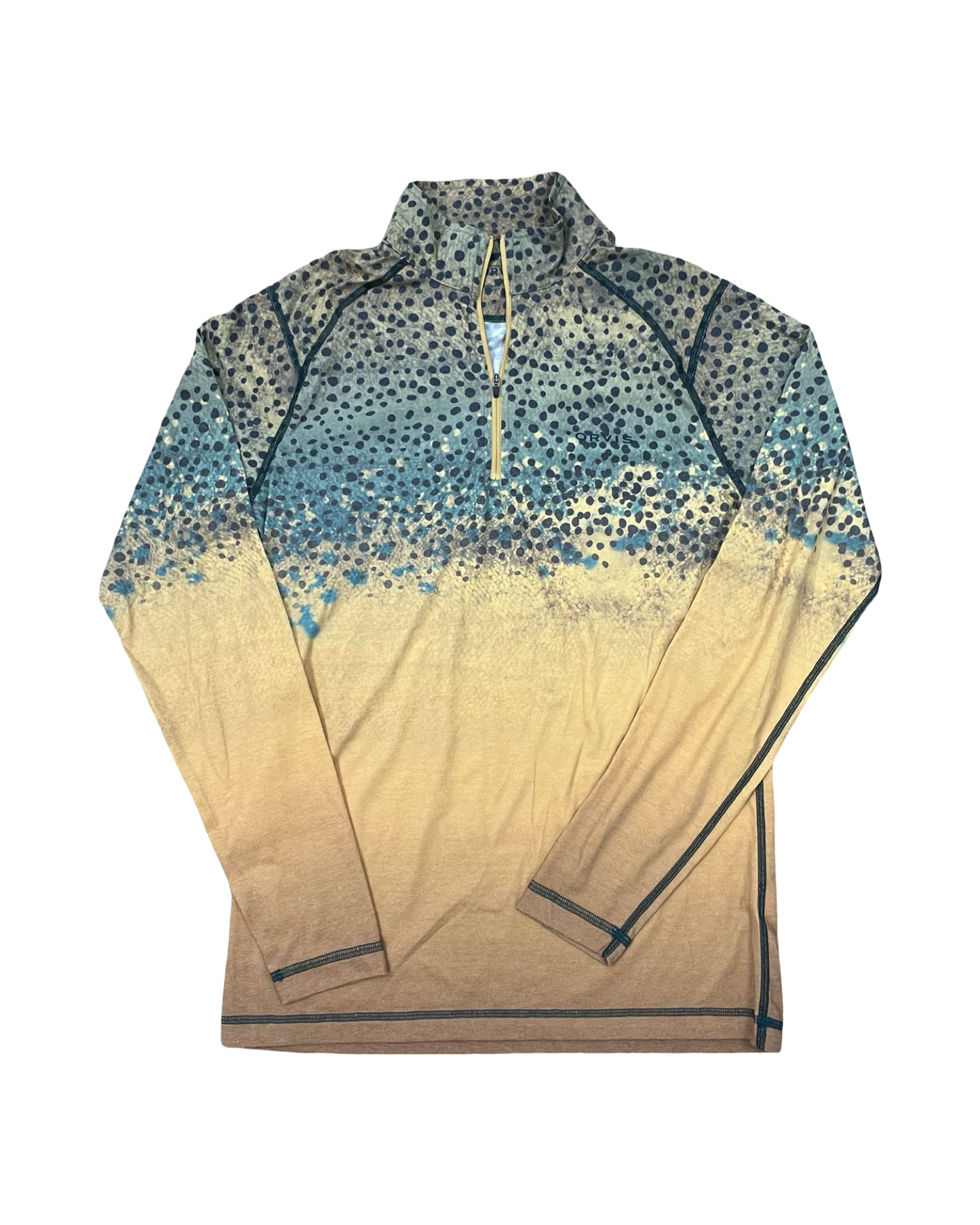 Top Ls By Orvis In Green & Yellow, Size:S