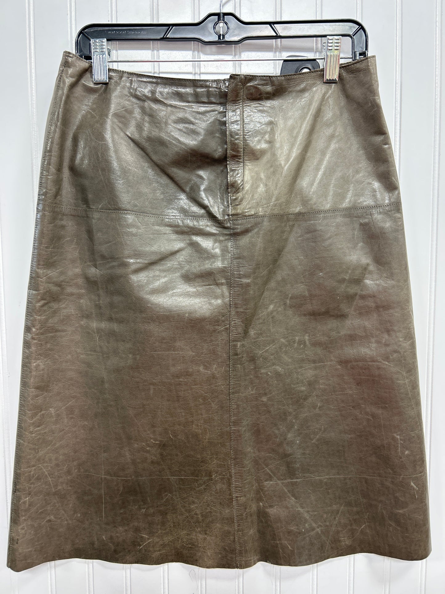 Skirt Midi By Banana Republic In Brown, Size:4