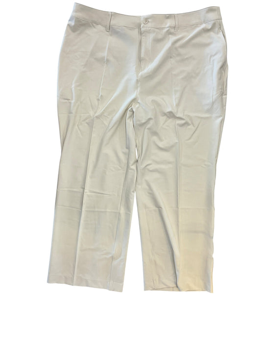Pants Wide Leg By Clothes Mentor In Cream, Size:2X