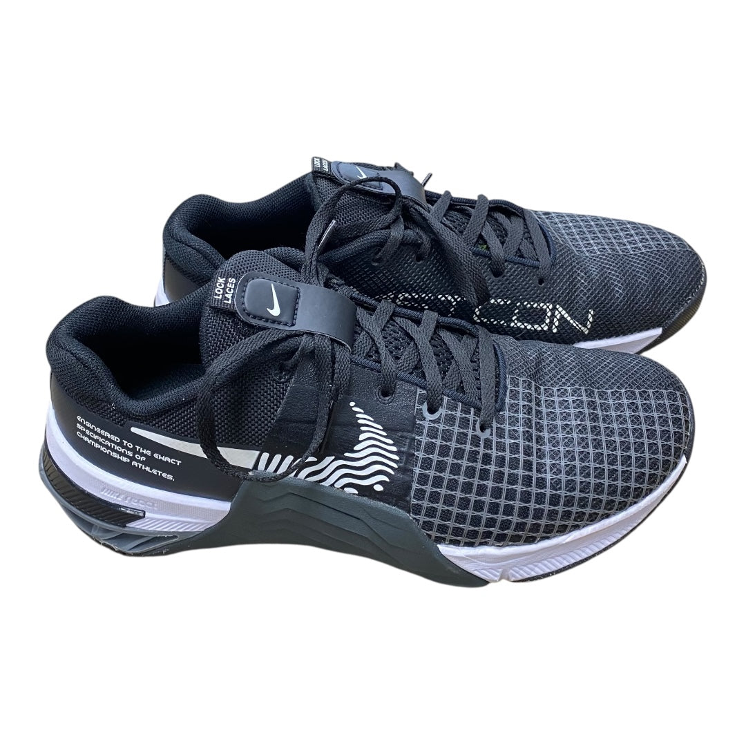 Shoes Athletic By Nike In Black & White, Size:8.5