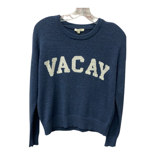 Sweater By Z Supply In Blue & White, Size:Xs