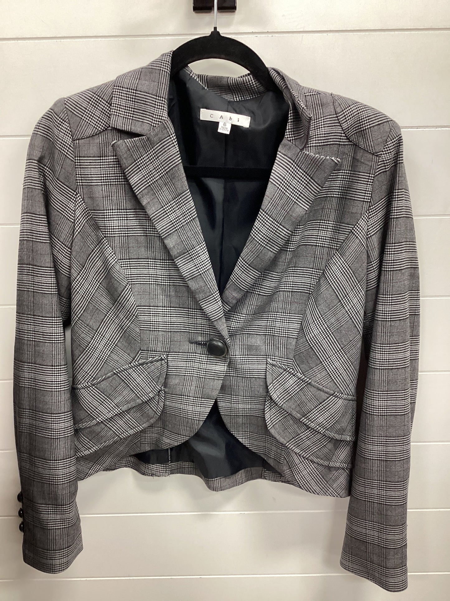 Blazer By Cabi In Grey, Size:S