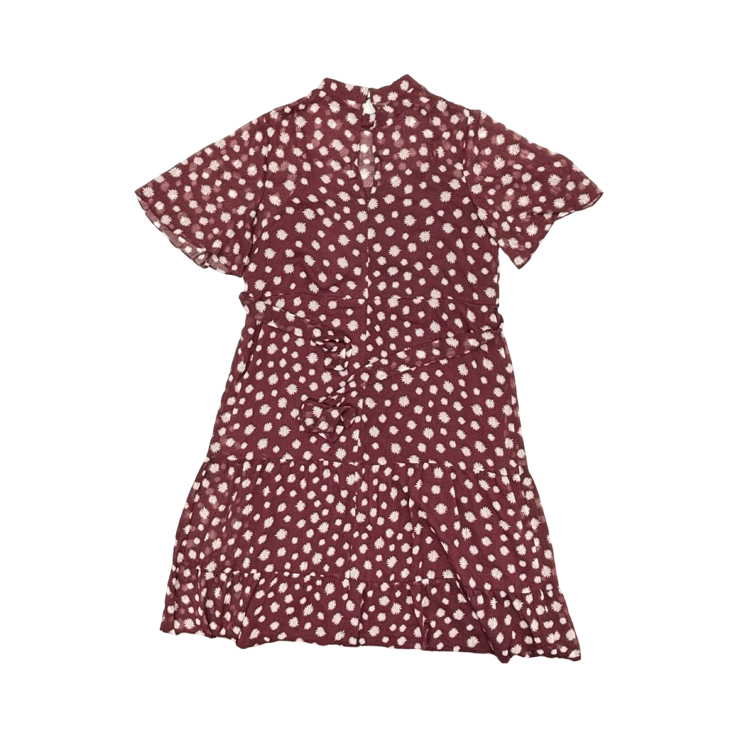 Dress Party Midi By Maggy London In Maroon, Size:18