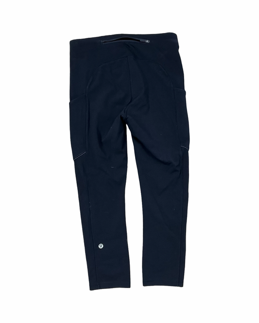 Athletic Leggings Capris By Lululemon In Black, Size:4