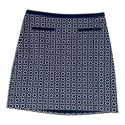 Skirt Mini & Short By Talbots In Blue & White, Size: 2p