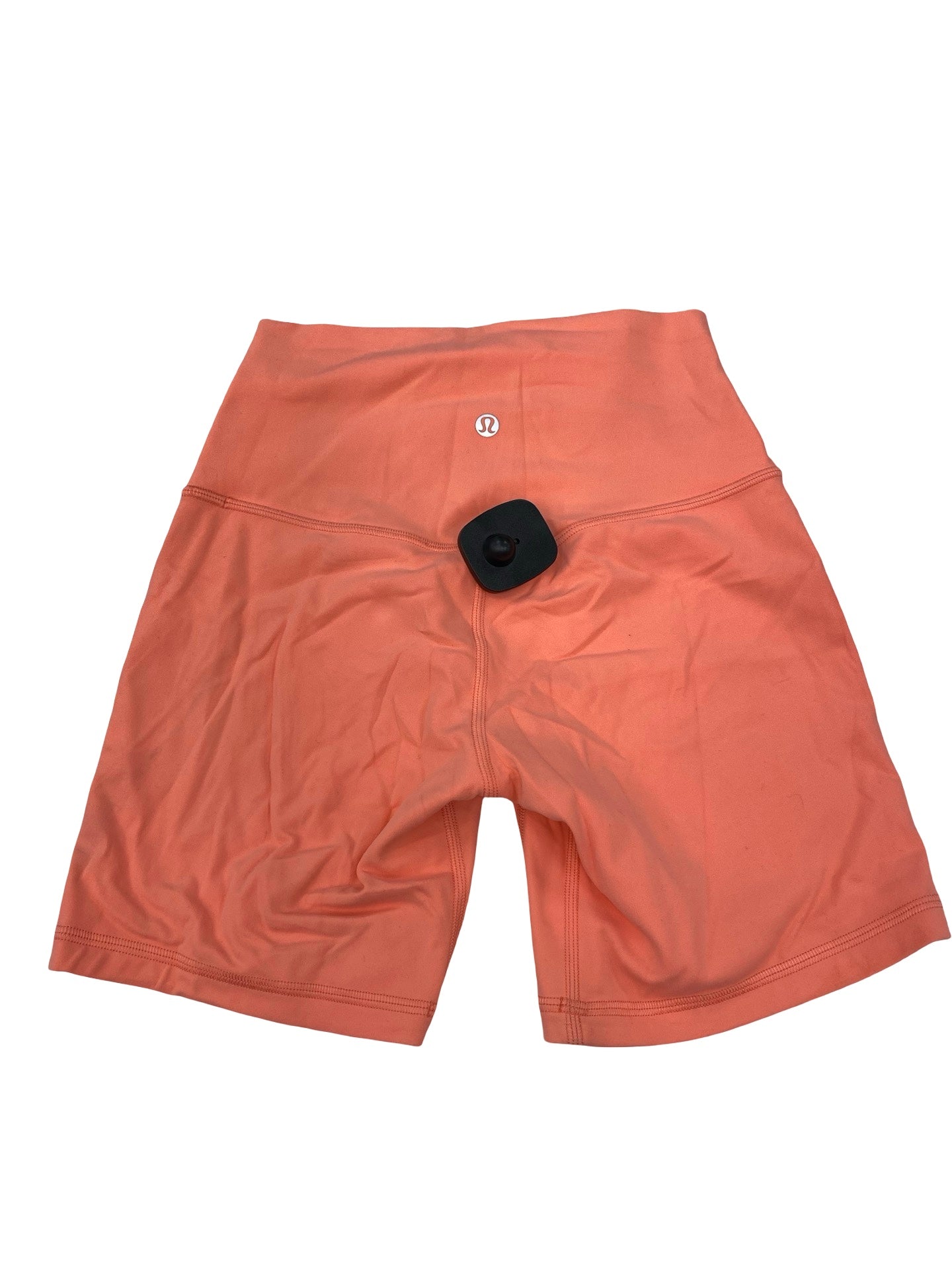 Athletic Shorts By Lululemon In Orange, Size:4