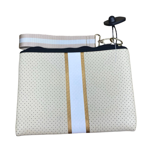 Wristlet By Haute Shore In Cream, Size:Medium