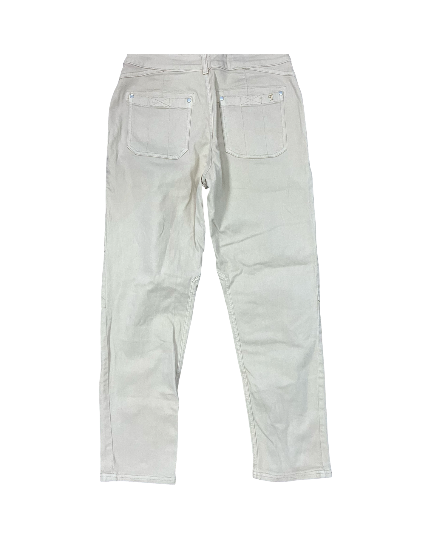 Jeans Boyfriend By Pilcro In Cream Denim, Size:8