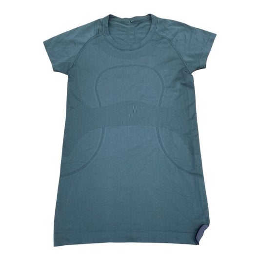 Athletic Top Ss By Lululemon In Green, Size:6