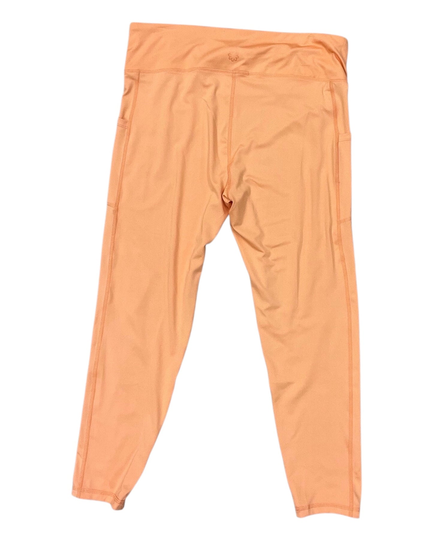 Athletic Leggings By Pro Player In Orange, Size:L