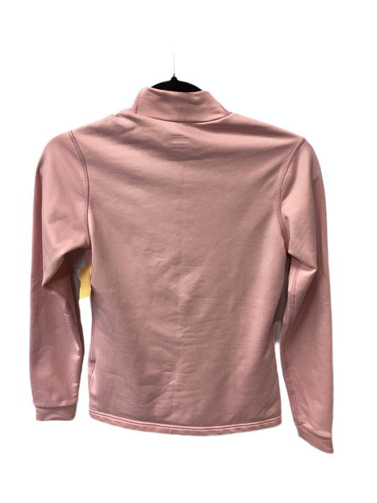 Athletic Top Ls Collar By Nike Apparel In Pink, Size:M